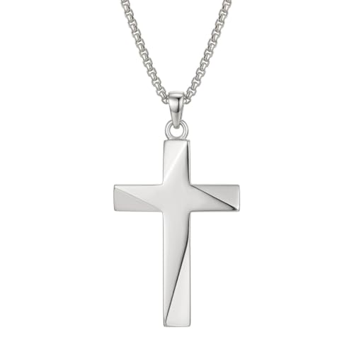 Cross Necklace Origami/Wooden/Caravaca/Faith Pendant Necklace Christian Religious Catholic Cross Jewelry Gift for Women Men - color: Origami Cross