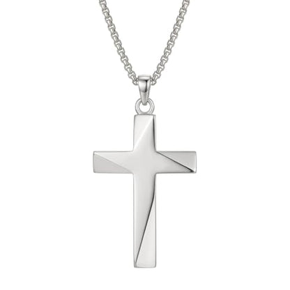 Cross Necklace Origami/Wooden/Caravaca/Faith Pendant Necklace Christian Religious Catholic Cross Jewelry Gift for Women Men - color: Origami Cross