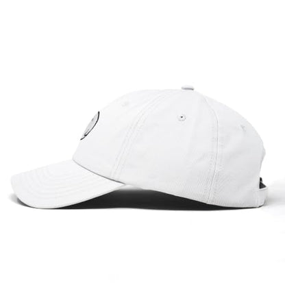 DALIX Ghost Embroidered Mens Womens Cotton Dad Hat Baseball Cap Adjustable - color: White