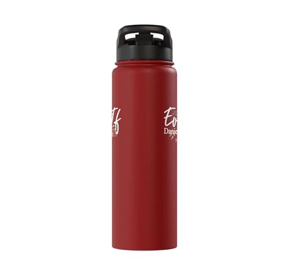 Christian Bible Verse Faith God Daniel 3:18 Even If Daniel Stainless Steel Insulated Water Bottle - color: Red