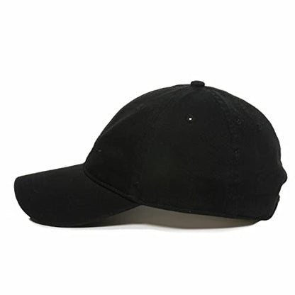 DSGN By DNA Say Mashallah Embroidered Hat Islamic Muslim Faith Inspired Cotton Baseball Cap Adjustable Dad Hat for Men&Women - color: Black