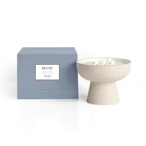 Blueme Wellness Refillable Candle, Spiritual - Palo Santo & Vetiver - 24 oz