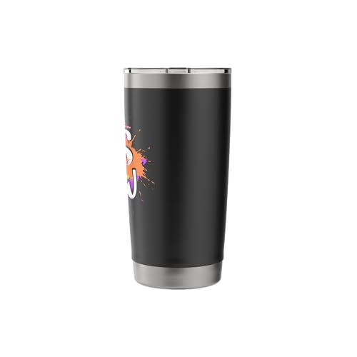 I Love VBS Crew Vacation Bible School Paint Splatter Stainless Steel Insulated Tumbler