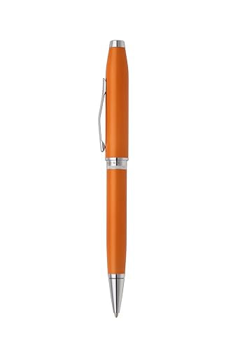 Cross Foundry Orange with Chrome Appointments Ballpoint Pen - color: Orange