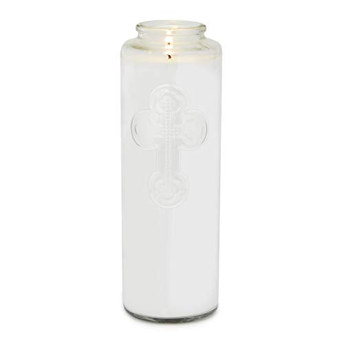 Root Candles Prayer Candles Clear Glass Devotional 7-Day Prayer Candle, 12-Count, Meditation - color: Meditation, size: 12-Count