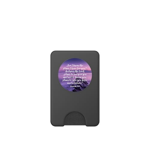 Bible Verse Jeremiah 29 11 Religious Gift Faith Christian PopSockets PopWallet for MagSafe - style: Magnetic PopWallet