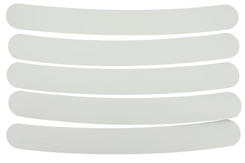5 Premium White Tab Clergy Collar Insert 8 1/2" x 1" replacment para Flex Made in Italy Package of 5 Made in Italy