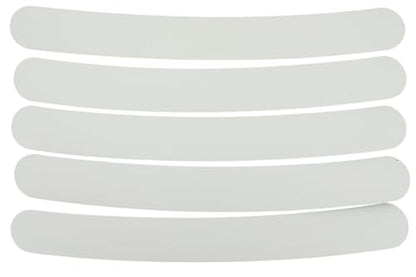 5 Premium White Tab Clergy Collar Insert 8 1/2" x 1" replacment para Flex Made in Italy Package of 5 Made in Italy