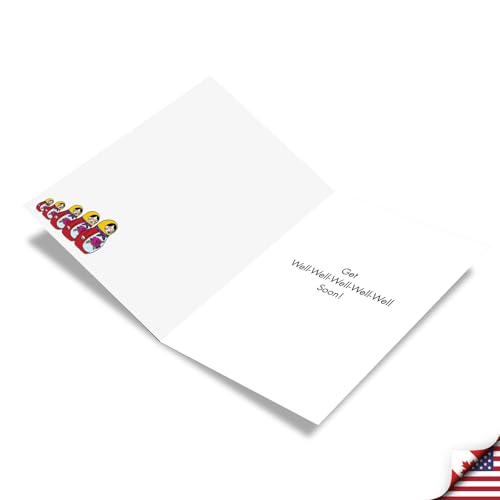 NobleWorks Funny Get Well Soon Card Co-Pays Humor Stutter Joke C7277GWG - style: Co-Pays