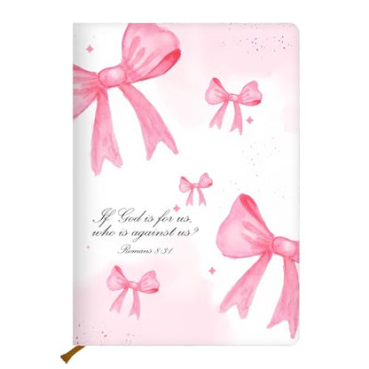 Bow Bible Verse Hard Shell Journal Notebook 200 Sheets 02 (5.8 x 8.3) - color: Multi 1162