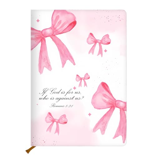 Bow Bible Verse Hard Shell Journal Notebook 200 Sheets 02 (5.8 x 8.3) - color: Multi 1162