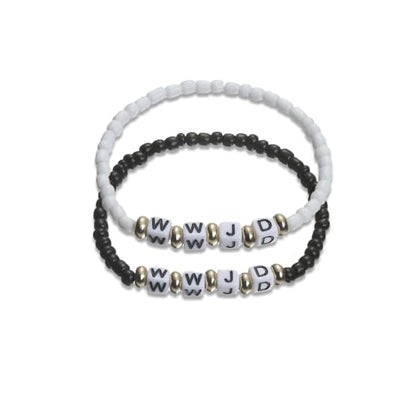 WWJD Bracelet for Men Women What Would Jesus do Bracelets - color: Style 2