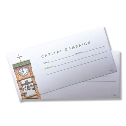 Capital Campaign Offering Envelopes for Church | 3" x 6 5/16"