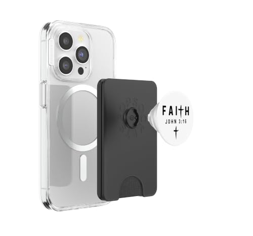 John 3:16 3 16 Faith - God Jesus Quote Christian PopSockets PopWallet for MagSafe - style: Magnetic PopWallet