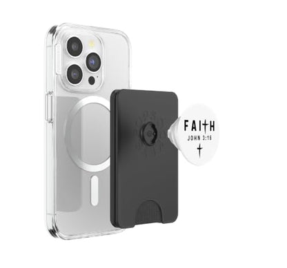 John 3:16 3 16 Faith - God Jesus Quote Christian PopSockets PopWallet for MagSafe - style: Magnetic PopWallet