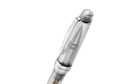 Cross Bailey Light Rollerball Pen, Translucent Clear Resin, Black Ink - color: Translucent Clear