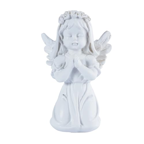 Guardian Angel Figurine Praying Hands Statue Cherub Statue, Girl - color: Angel-girls