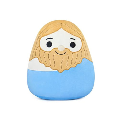 Jesus Plush Toy - Religious Stuffed Doll - Jesus Plush Pillow - Faithful Lovers and Easter Basket Stuffed Gift (Blue) - color: Blue