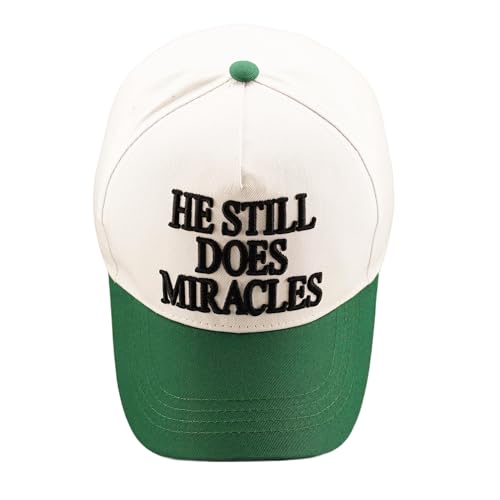 Two-Toned Embroidered Lettering Dad Hat Original Classic Vintage Low Profile Baseball Cap Adjustable Plain Snapback - color: White/Green