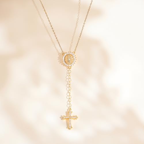 Cross Pendant Necklace for Women Jewelry Gold Cross Necklaces for Women Cross Necklace Minimalist Trendy Jewelry Valentines Day - style: CN39