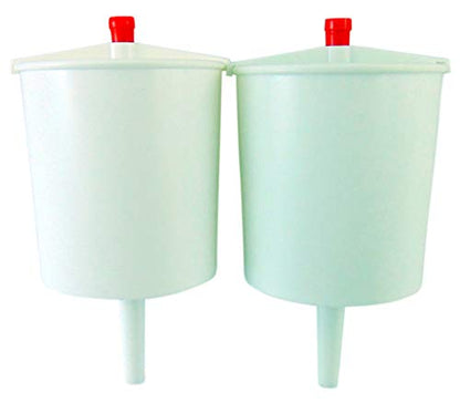 Communion Cup Filler Push Button Dispenser Individual Cups Church Set of 2