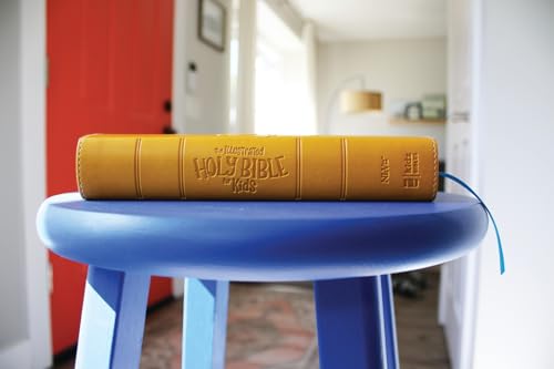 NIrV, The Illustrated Holy Bible for Kids, Leathersoft, Yellow, Full Color, Comfort Print: Over 750 Images
