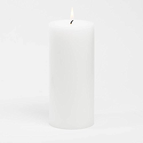Richland Pillar Candle White 4" x 9" (1) - color: White, size: 4" x 9"