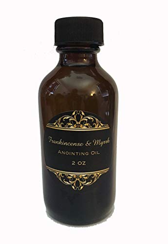 Frankincense and Myrrh Prayer Anointing Oil 2 oz Bottle