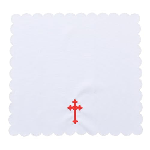 BLESSUME Church Altar Corporal Square Chalice Altar Cloth (D) - color: D