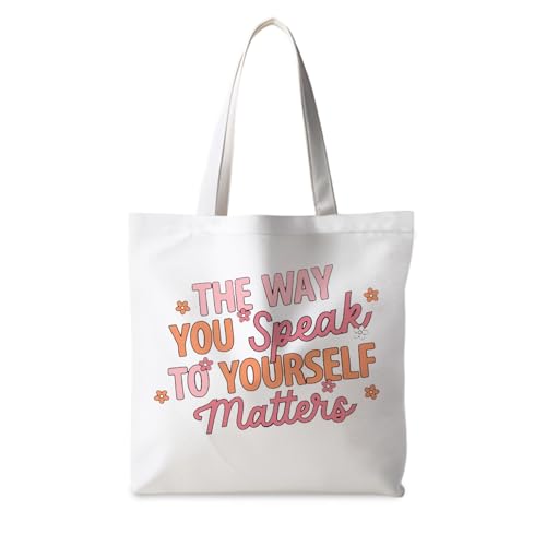 Christian Bible Canvas Tote Bag for women,15 x 15.4 Inches - color: Encourage Nine