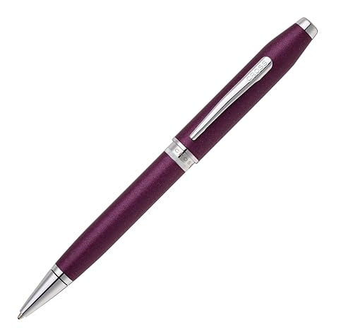Cross Foundry Metallic Purple with Chrome Appointments Ballpoint Pen - color: Purple