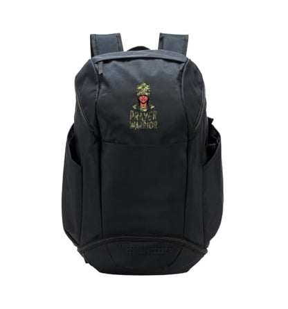 Christian Camo Woman Prayer Warrior Jesus Women Girls Kids Sport Backpack