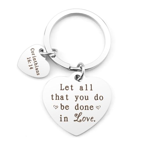 Christian Keychains Cross Keychain Bible Accessories Gifts Christian Gifts Religious Gifts - color: Bible Keychain