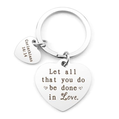 Christian Keychains Cross Keychain Bible Accessories Gifts Christian Gifts Religious Gifts - color: Bible Keychain