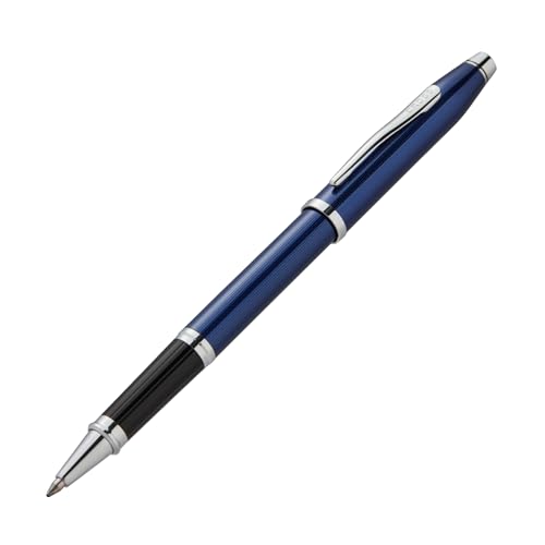 Cross Century II Cobalt Blue Diamond Selectip Rollerball Pen, Black Ink - color: Cobalt Blue