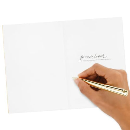 Hallmark Signature Sympathy Card (Forever Remembered) - color: White