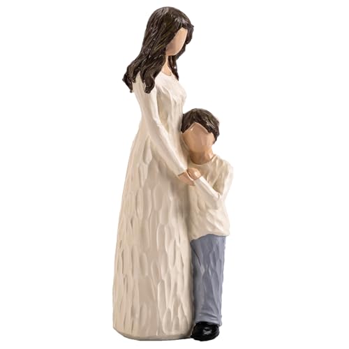 Mother and Son Figurines, Gifts for Mom, 9.5" H - style: Mother Son