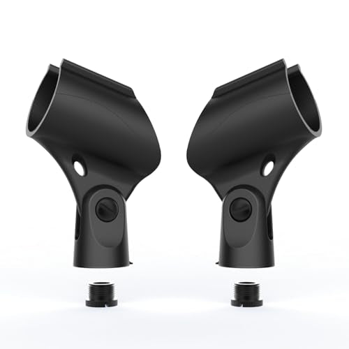 Multi Microphone Holder with Clamp + Universal Microphone Clip Holder