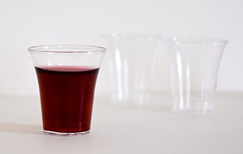 Grace Communion Cups - Disposable Plastic 2000 per box - Fits Standard Holy Communion Trays