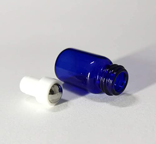 20 Pack Set 2ML(5/8 Dram) Mini Sample Roll Glass Bottles for Essential Oils Roller Refillable Perfume Roll Bottle (2ML Multi) - color: 2ML Multi