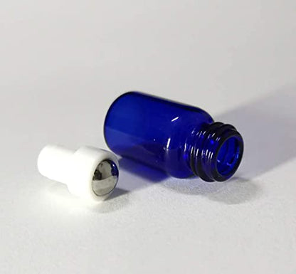 20 Pack Set 2ML(5/8 Dram) Mini Sample Roll Glass Bottles for Essential Oils Roller Refillable Perfume Roll Bottle (2ML Multi) - color: 2ML Multi