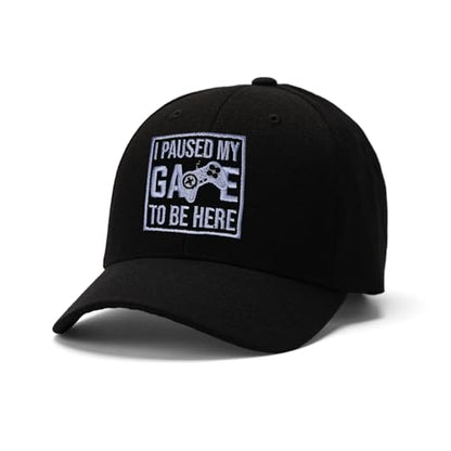 Embroidered Baseball Cap for Women Men Adjustable Baseball Hat Black Baseball Cap Trucker Hat - color: Video Game Controller