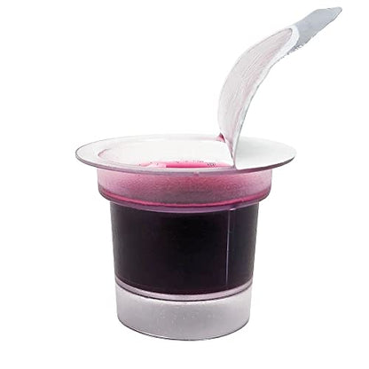 TrueVine Top & Bottom Communion Cups and Wafer Set - Prefilled Cups with Fresh Unleavened Bread & Grape Juice - Carefully Packaged & Easy to Open, Ideal First Communion Favors for Guests (100 Count)