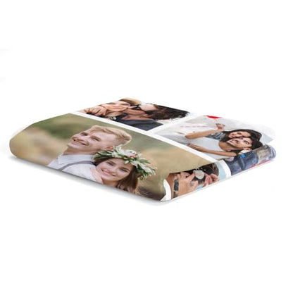inkArts Custom Blanket with Photo, Personalized Blanket, Customized Photo Blankets, Customizable Picture Blankets, Personalized Anniversary Photo Gifts for Women Men Her Him Girlfriend Boyfriend - color: 9 Photos