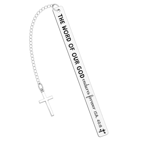 Christian Inspirational Bookmark Religious Gifts for Women Men Faith Gift Metal Bible Verse Book Markers for Friend Students - color: Religious Bookmark 10