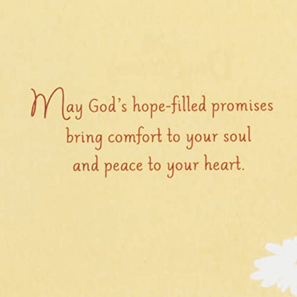 Hallmark DaySpring Religious Sympathy Card (Gods Comfort and Hope)