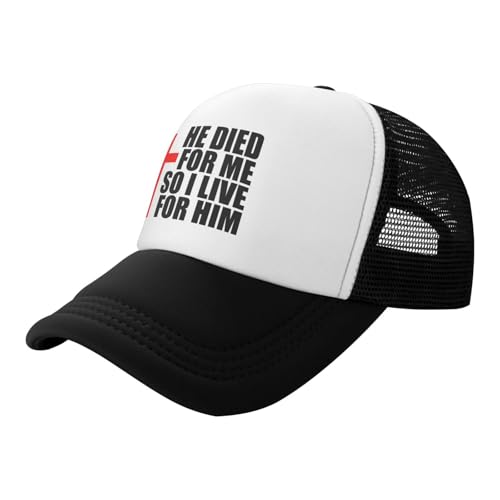 Christian Baseball Cap for Men & Women - Embroidered Jesus Cross Hat, Adjustable Christian Gifts - color: Christian-themed Hats-6