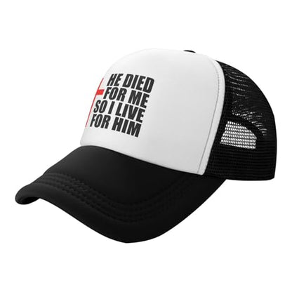 Christian Baseball Cap for Men & Women - Embroidered Jesus Cross Hat, Adjustable Christian Gifts - color: Christian-themed Hats-6