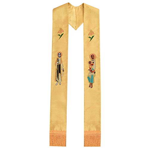 BLESSUME Catholic Church Priest Mass Stole Clergy Stole - color: Style 5