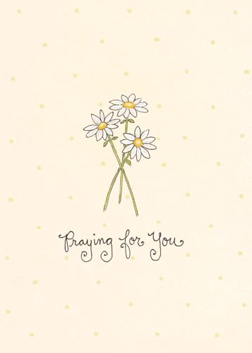 KJV Simple Daisy Praying for You Card, 1 Count - color: Simple Daisy
